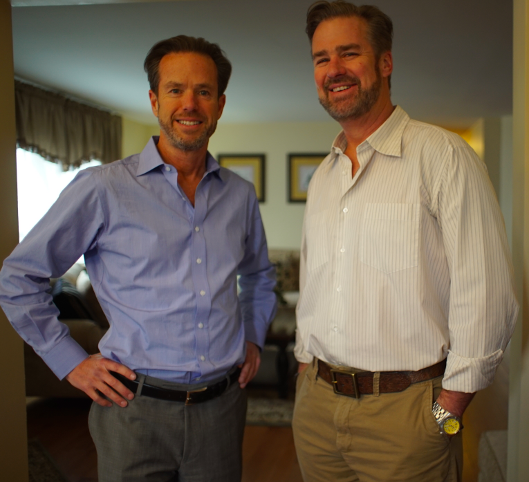 Brian and Hugh Temple