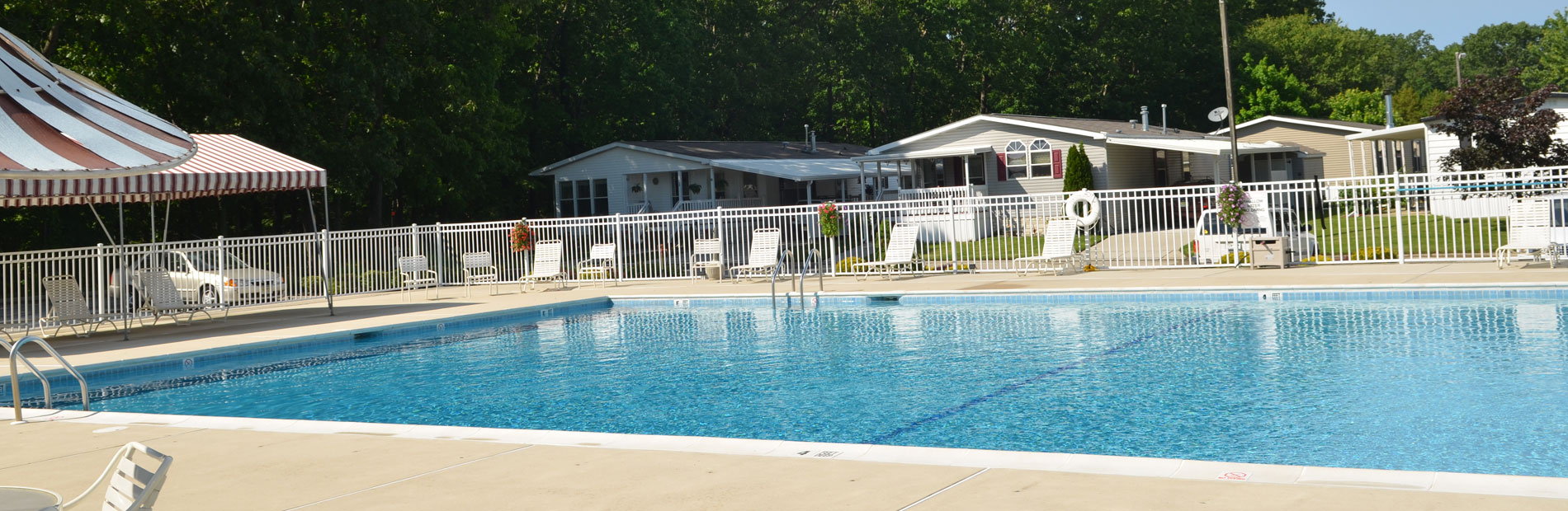 Crystal Clear Pool in the Summer