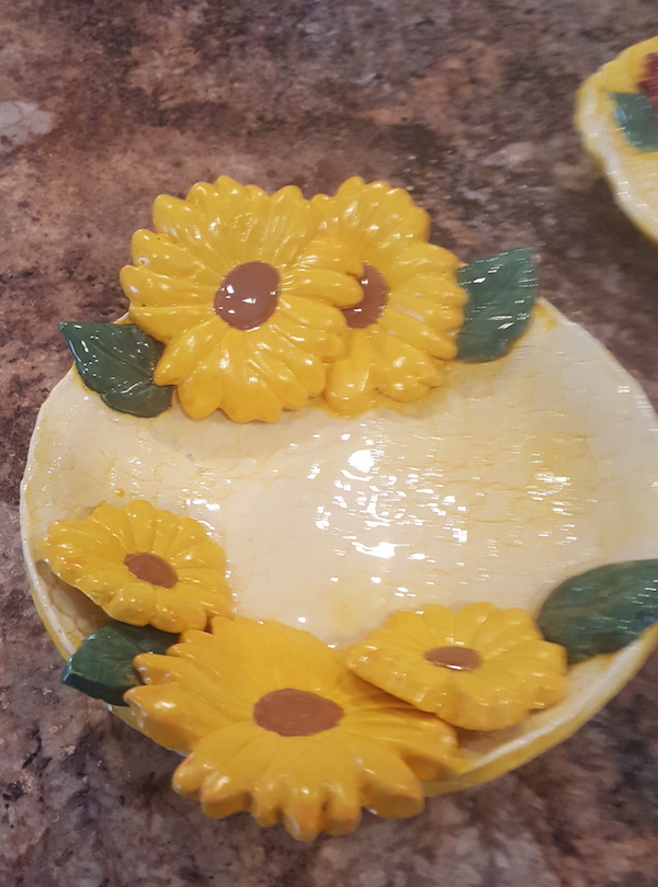 Ceramic Flower Bowl