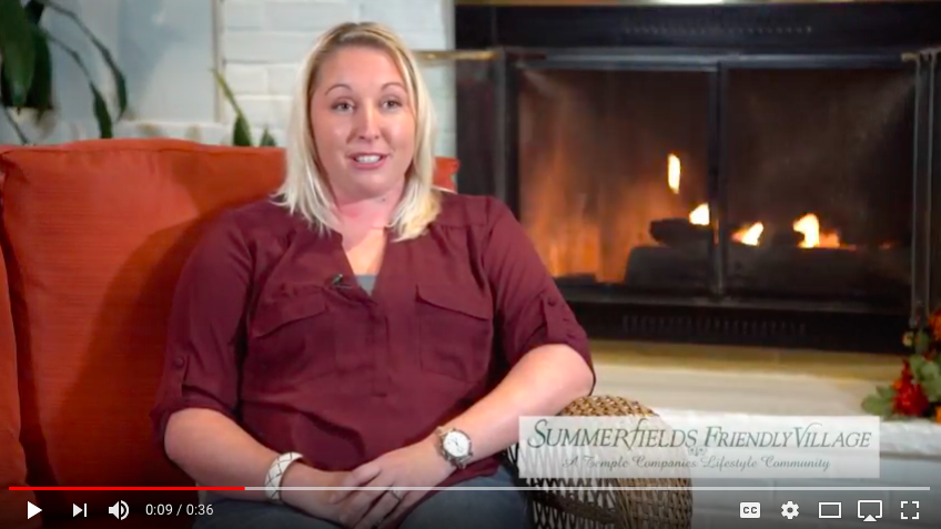 video testimonial quiet clean safe environment that summerfields friendly village provides