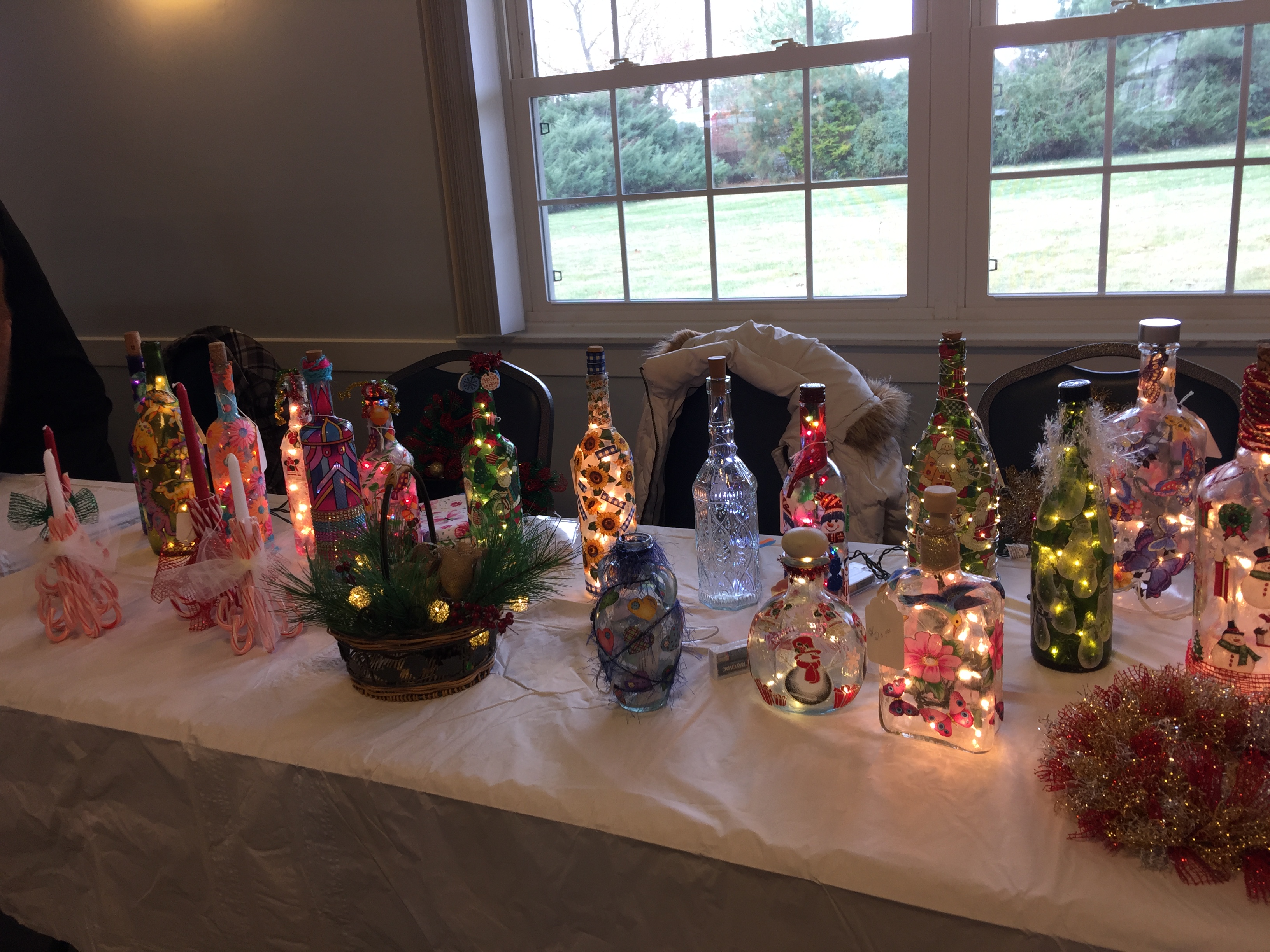 Christmas Bazaar Light Up Bottles
