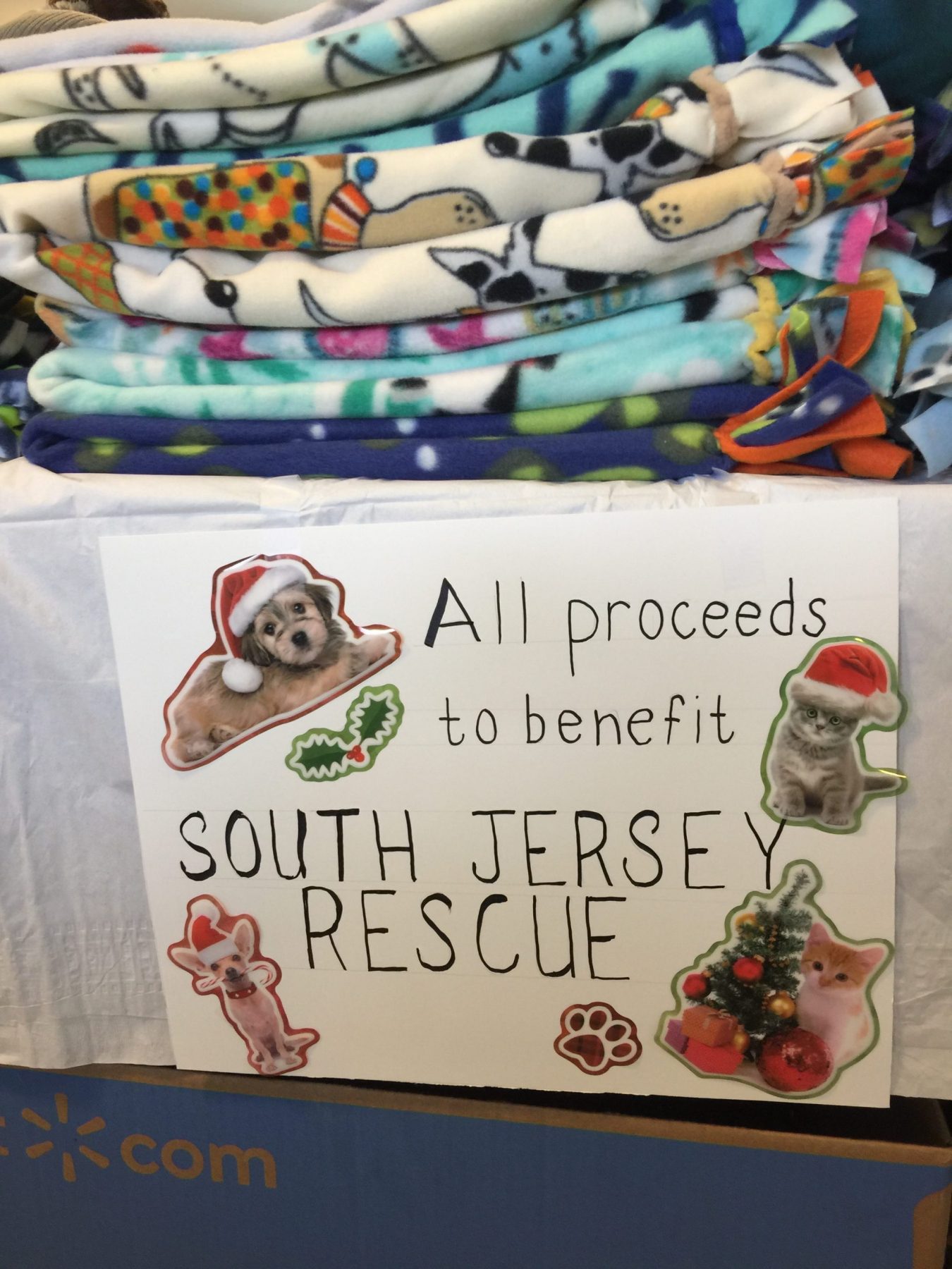 Blankets South Jersey Rescue Benefit Table All Proceeds to Benefit South Jersey Rescue