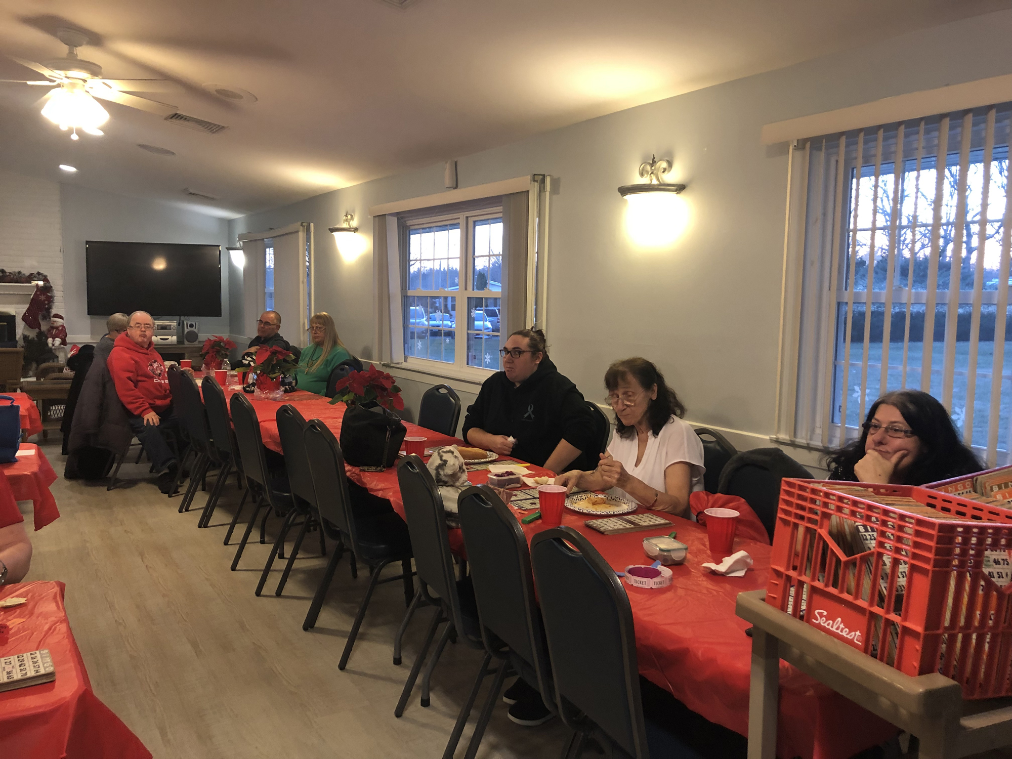 Residents Playing Bingo