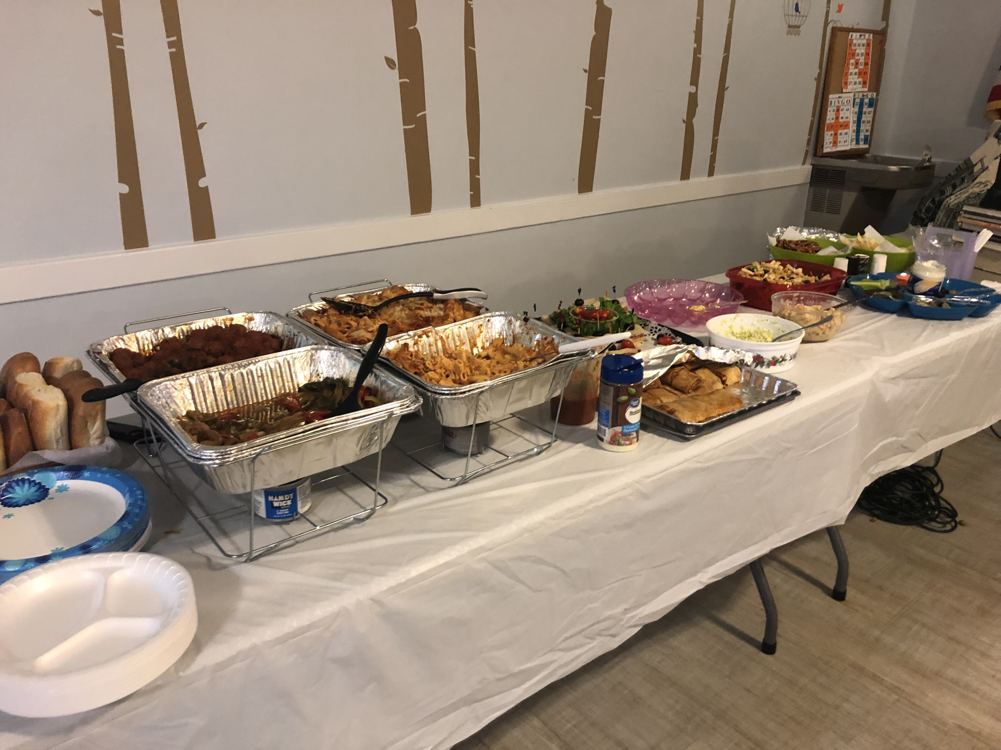 Christmas buffet
