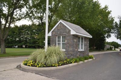 Entrance to the clubhouse